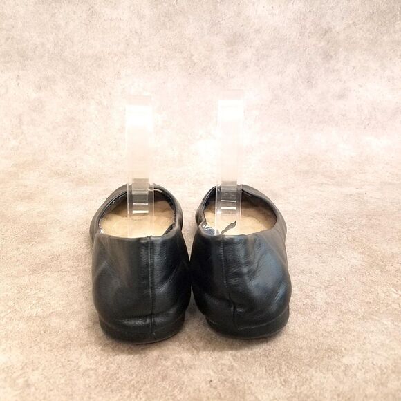 Basic Editions Womens Size 9 Black Slip On Ballet Flats - Picture 5 of 11